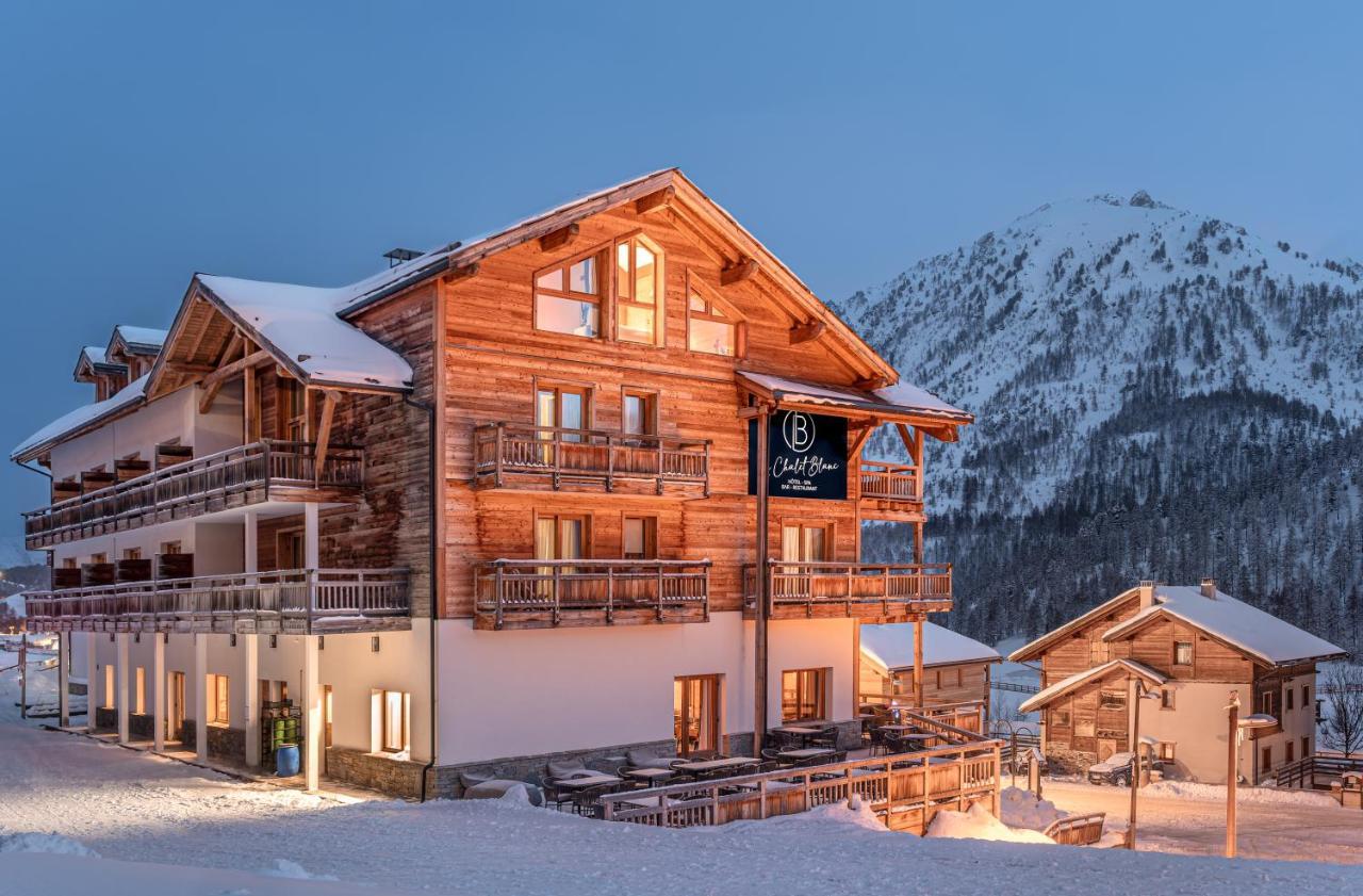 Le Chalet Blanc Hotel & Spa Montgenèvre Exterior foto